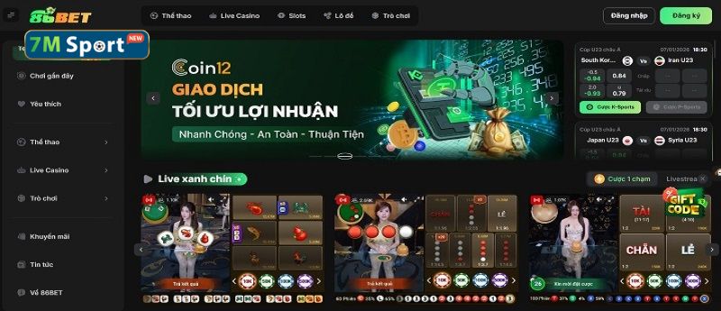 86Bet được nhiều cược thủ lựa chọn nhờ tốc độ truy cập nhanh chóng