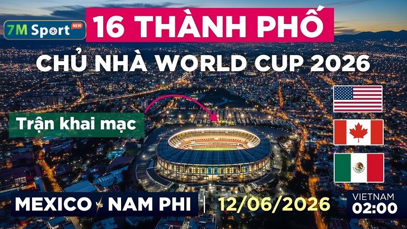 Chủ nhà World Cup 2026 là sự kết hợp ba cường quốc Bắc Mỹ
