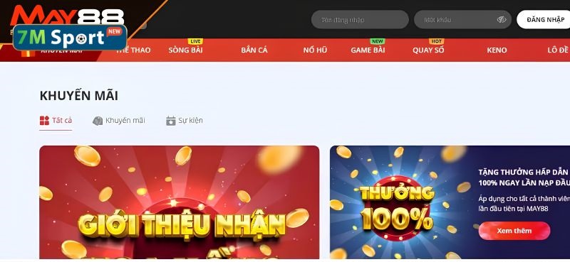 May88 dành tặng gói thưởng hấp dẫn dành cho tân thủ mới tham gia cá cược