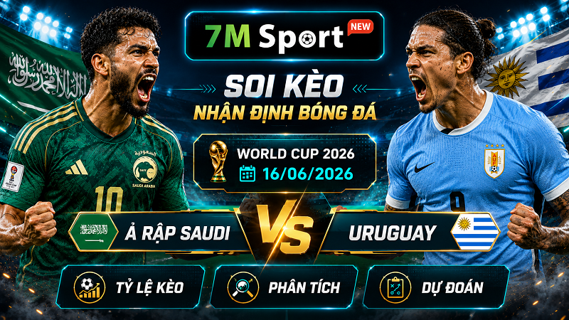 Đội hình dự kiến trước trận Ả Rập Saudi vs Uruguay